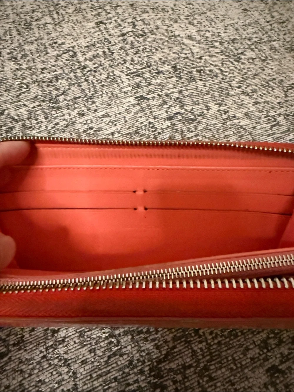 Louis Vuitton Monogram Vernis Rayures Zippy Wallet